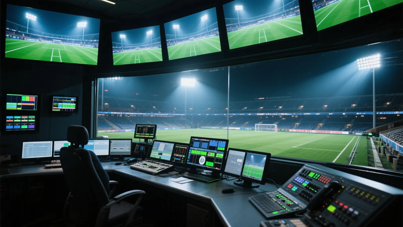 体育赛事直播信号制作场景